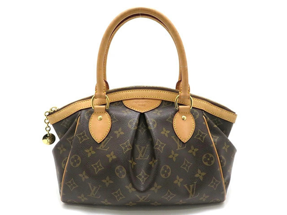 LOUIS VUITTON Bag Handbag Tivoli Monogram Leather Brown